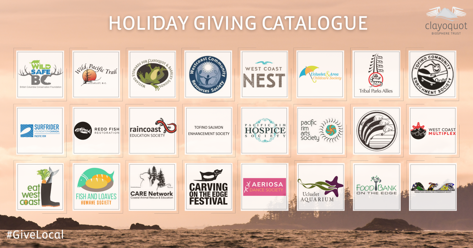 2024 Holiday Giving Catalogue Clayoquot Biosphere Trust