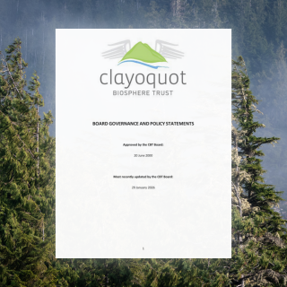 Clayoquot Biosphere Trust Policy Statements
