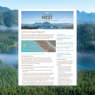 West Coast NEST 2018 Annual Report Clayoquot Biosphere Trust
