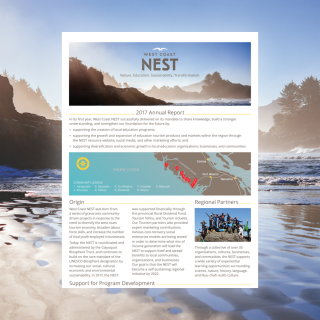 2017 Annual Report West Coast NEST Clayoquot Biosphere Trust
